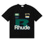 Rhude Big R Racing Logo Oversized Short Sleeve T‑Shirt