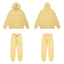 Fear Of God Essentials Tone‑on‑Tone Hoodie & Jogger Tracksuit Set Pale Yellow