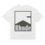 **Rhude** Men Large Back Graphic Boxy Fit Streetwear Tee