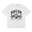 Rhude Men Vintage Nautical Badge Boxy Fit Streetwear Tee