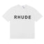 Rhude Classic Bold Logo Oversized Tee White