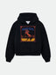 RHUDE Rodeo Horse Cowboy Graphic Hoodie Black