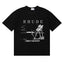 Rhude I Need A Getaway Beach Palm Tree Graphic Black Oversized T‑Shirt