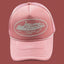 Cortiez Bold White Oval Ship Logo Trucker Hat - Pink