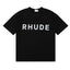 Rhude Classic Bold Logo Oversized Tee Black