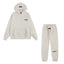 Fear Of God Essentials Hoodie Jogger Tracksuit Set Light Oat Heather