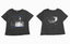 Enfants Riches Déprimés Blue Text Dual Graphic Black Tee