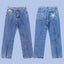 Corteiz Heavyweight Denim Pants Light blue