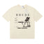 Rhude I Need A Getaway Beach Palm Tree Graphic Cream Oversized T‑Shirt