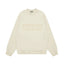 Fear Of God Essentials Double‑Line Plush Crewneck Sweatshirt Cream