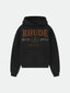 RHUDE Bay Of Angels Yacht Club Graphic Hoodie Black