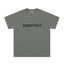 Fear Of God Essentials 3D Chest Logo Short Sleeve T‑Shirt Dusty Grey