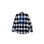 Anti Social Social Club Black White Plaid Blue Logo Flannel Shirt