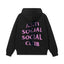 Anti Social Social Club Black Dragon Purple Logo Black Hoodie