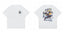ASSC White Tee – Colorful Cartoon Print