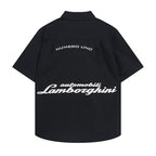 Rhude x Automobili Lamborghini Short Sleeve Button‑Up Shirt