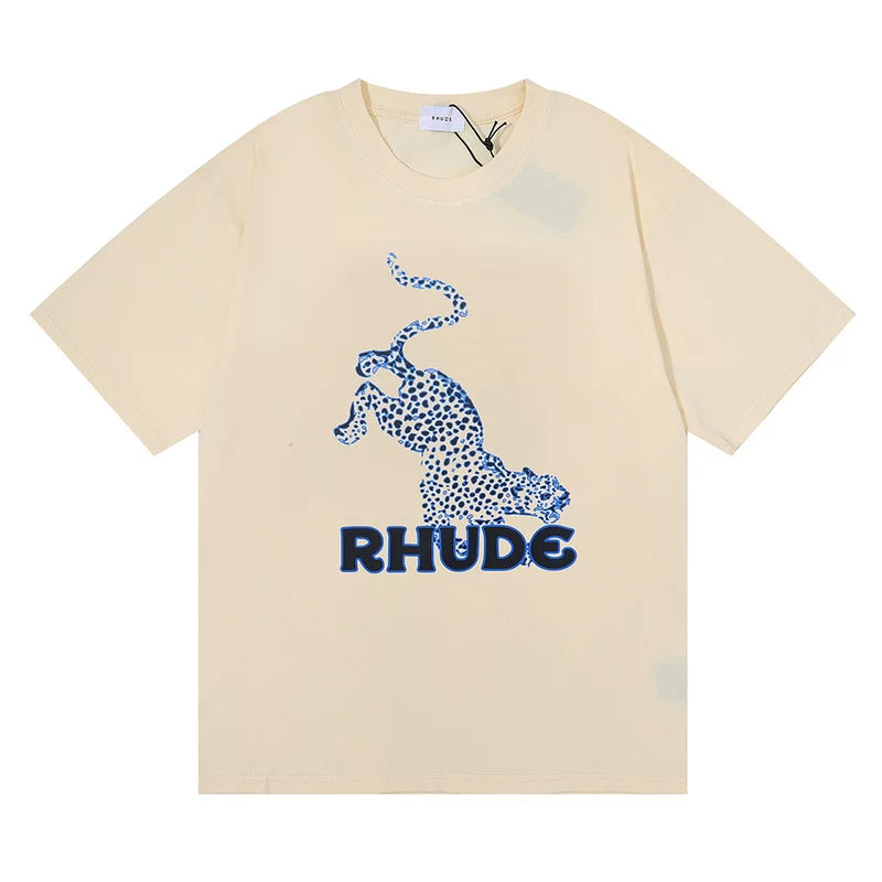 Rhude Leopard Graphic Short Sleeve Tee