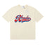 Rhude Retro Script Race Trust Logo Cream Oversized T‑Shirt