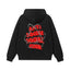 Anti Social Social Club Barbed Wire Red Logo Black Hoodie