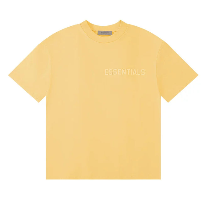 Fear Of God Essentials Chest Logo Short Sleeve T-Shirt Pale Yellow Hover Image