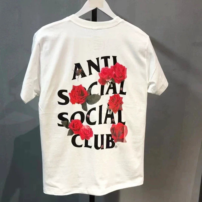 ASSC White Tee – Rose Floral Print Hover Image