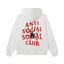 Anti Social Social Club Spider Red Logo White Hoodie