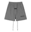 Fear Of God Essentials Logo Fleece Shorts Medium Heather Grey