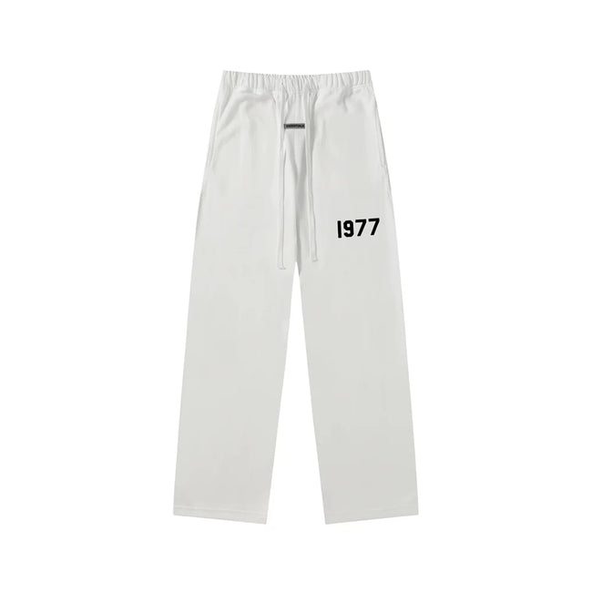 Fear Of God Essentials 1977 Graphic Straight‑Leg Sweatpants Off‑White Hover Image