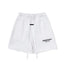 Fear Of God Essentials Logo Fleece Shorts White