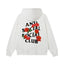 Anti Social Social Club Red Rose Graphic White Hoodie