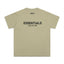 Fear Of God Essentials Core Logo Oversized T‑Shirt Sand Beige