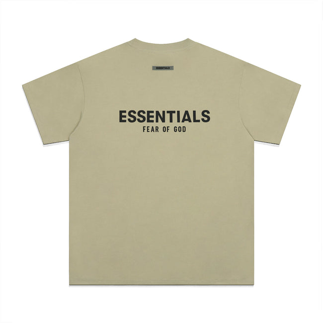 Fear Of God Essentials Core Logo Oversized T‑Shirt Sand Beige Hover Image