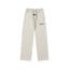 Fear Of God Essentials Text Logo Straight‑Leg Sweatpants Light Oat Heather