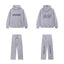 Fear Of God Essentials 26 Graphic Hoodie & Straight‑Leg Pants Set Light Grey
