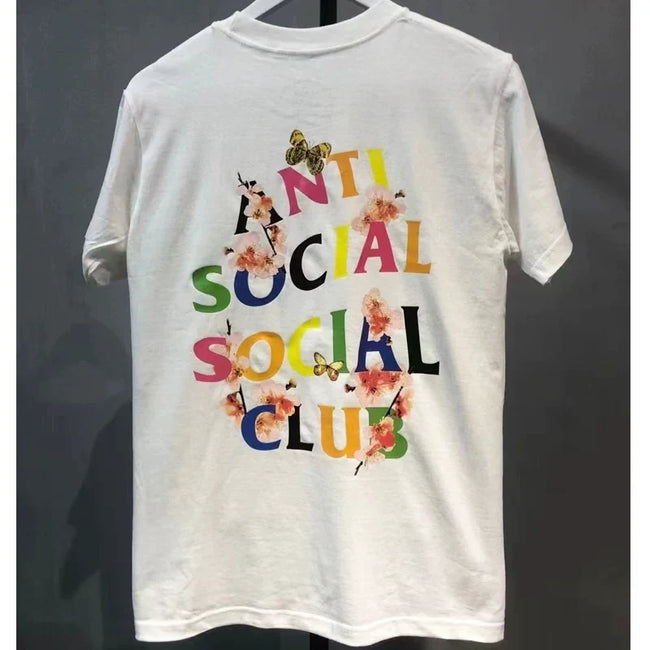 ASSC White Tee – Colorful Floral Print Hover Image