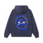 Anti Social Social Club Blue Logo Navy Hoodie