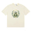 Rhude Laurel Crest Badge Graphic Oversized Tee Cream