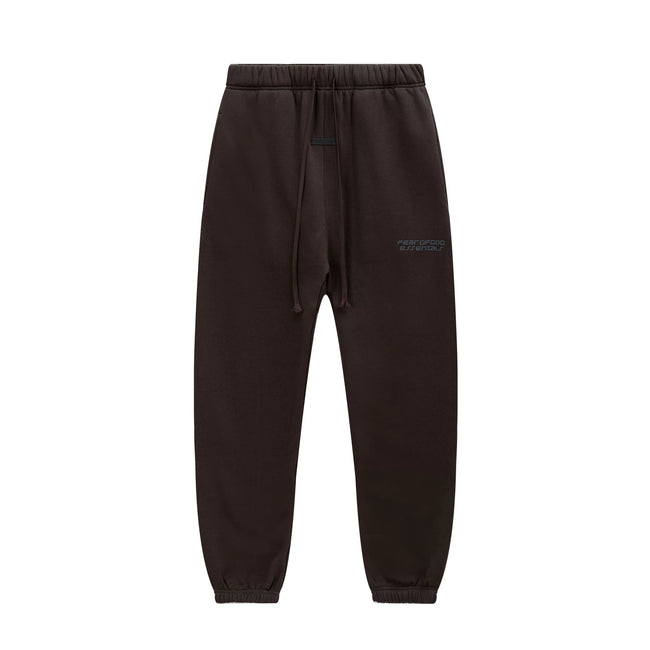 Fear Of God Essentials Silicone Letter Jogger Pants Dark Brown Hover Image