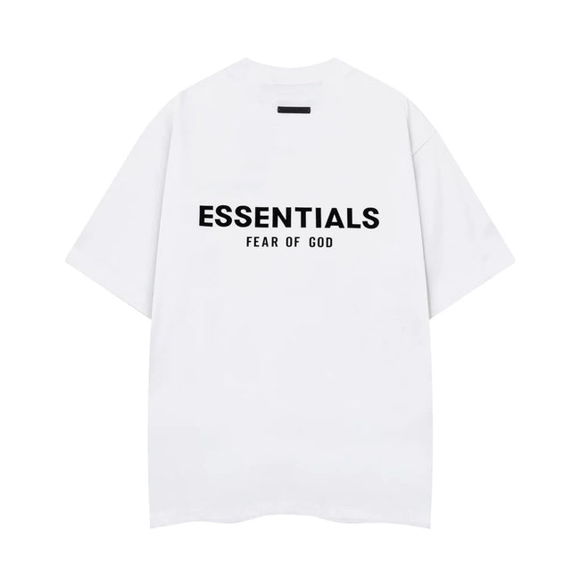 Fear Of God Essentials Back Logo Oversized T‑Shirt White Hover Image