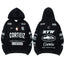 Corteiz All-Over Multi-Logo Heavyweight Hoodie - Black