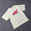 Rhude Retro Red Arrow Rhude Letter Print Crew Neck Casual T‑Shirt