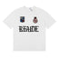 Rhude Gothic Crest Badge Logo Oversized Tee White
