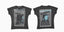 Enfants Riches Déprimés Blue Accent Black Baby Tee Dual Print