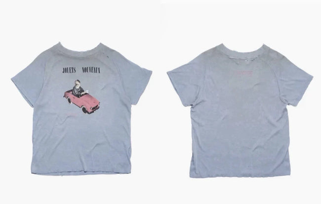 Enfants Riches Déprimés Light Blue Car Graphic Raglan Tee Hover Image