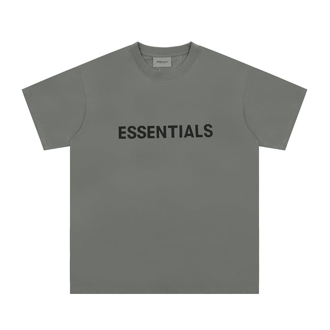 Fear Of God Essentials 3D Chest Logo Short Sleeve T‑Shirt Dusty Grey Hover Image