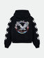 RHUDE Eagle Circle Logo Hoodie Black