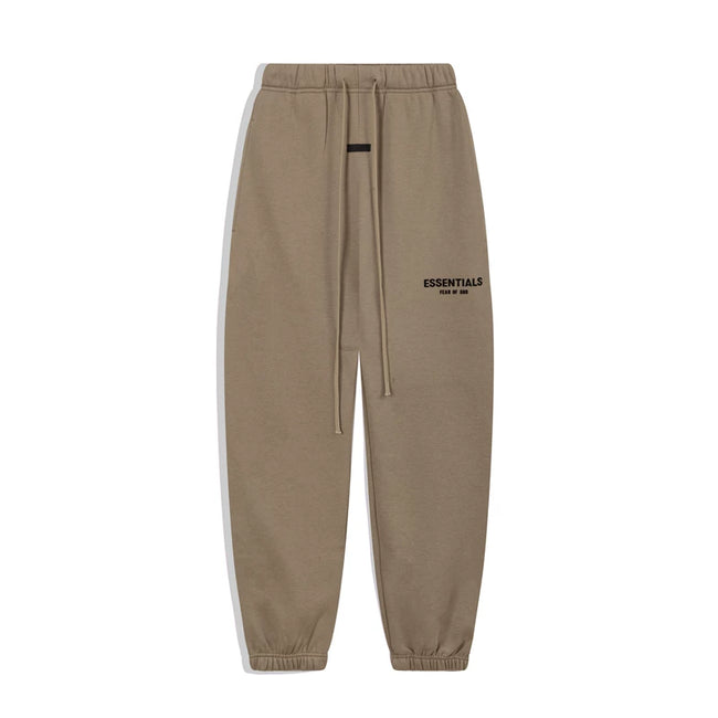 Fear Of God Essentials Logo Jogger Sweatpants Taupe Hover Image