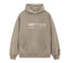 Fear Of God Essentials Hot Stamped Large Logo Pullover Hoodie Taupe