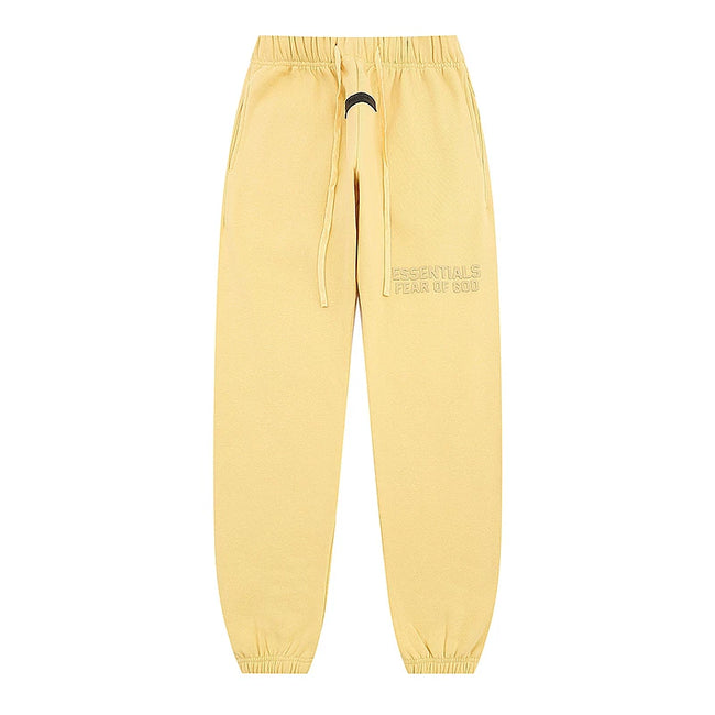 Fear Of God Essentials Tone‑on‑Tone Jogger Pants Pale Yellow Hover Image