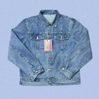 Corteiz Heavyweight Denim Jacket - Light Blue